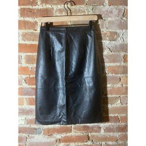 Vintage Leather Pencil Skirt West Bay 6